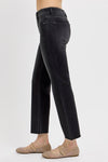 Tummy Control Mid-Rise Crop Straight Jean