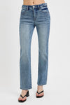 Tummy Control High Rise Ankle Straight Jean