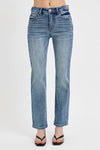 Tummy Control High Rise Ankle Straight Jean