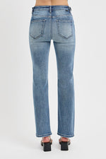 Tummy Control High Rise Ankle Straight Jean