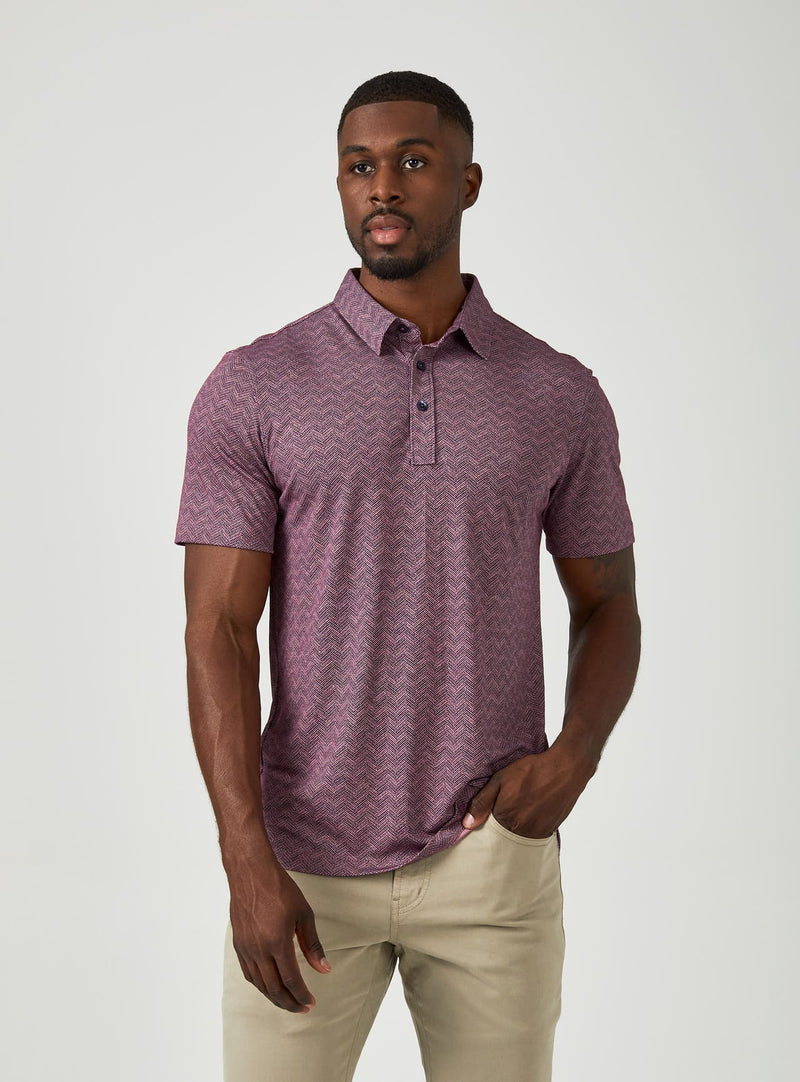 Tantalum Dusty Rose Polo