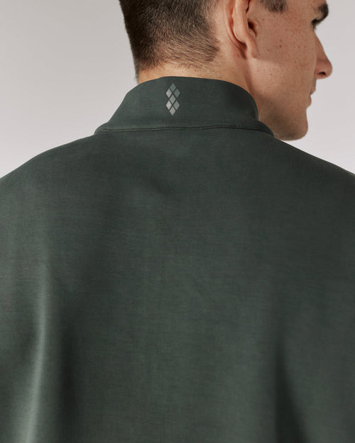 7 Diamonds Rev Quarter Zip - Basil