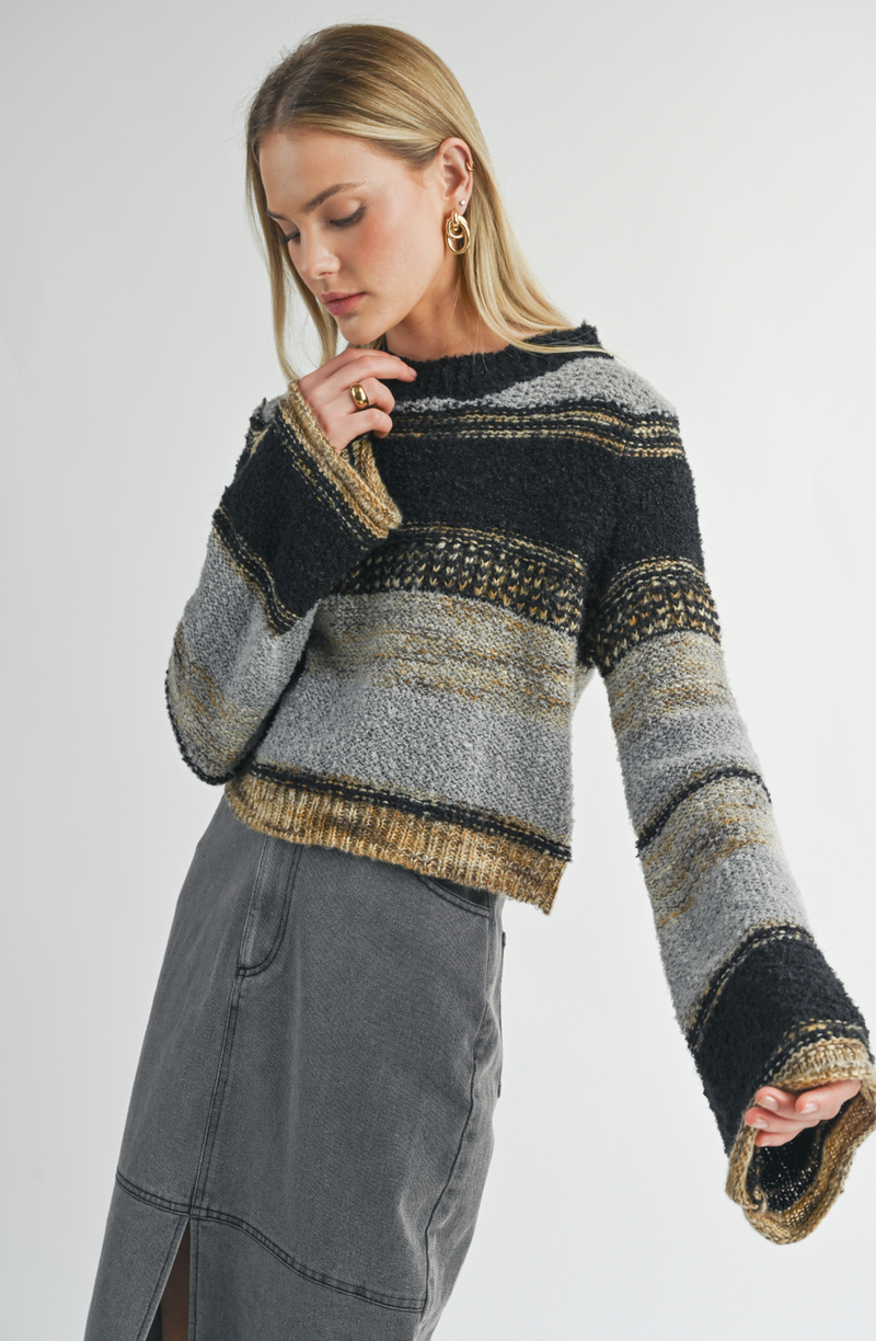 Millie Mixed Yarn Sweater