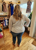 Curvy Light Grey Sweater