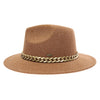 C.C. Beanie Chain Trim Panama Hat