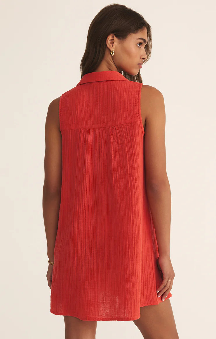 New Light Mini Dress - Cabana Red