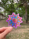 Holographic Mandala Sticker