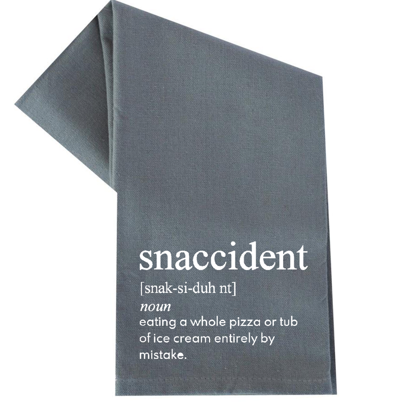 SNACCIDENT DEFINITION TEA TOWEL