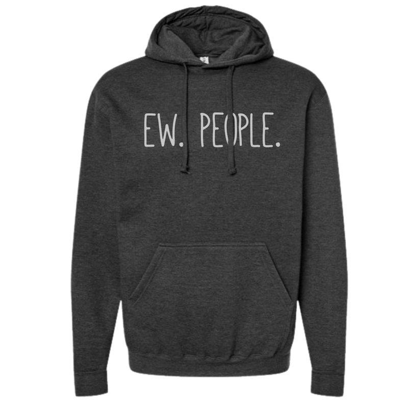 EW PEOPLE Hoodie: Heather Graphite