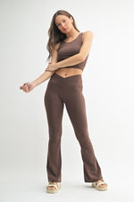 Venice Crossover Waist Yoga Pants