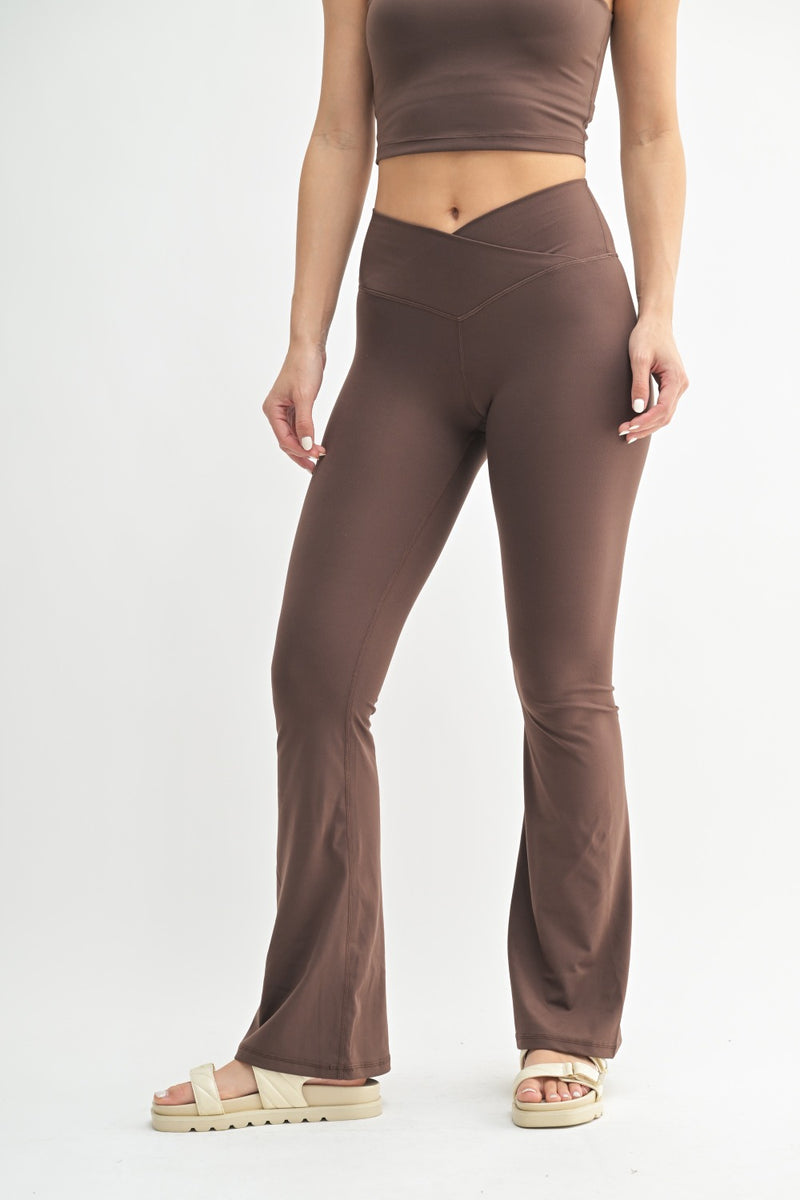 Venice Crossover Waist Yoga Pants