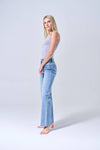 High Rise Comfort Stretch Wide Straight Jean