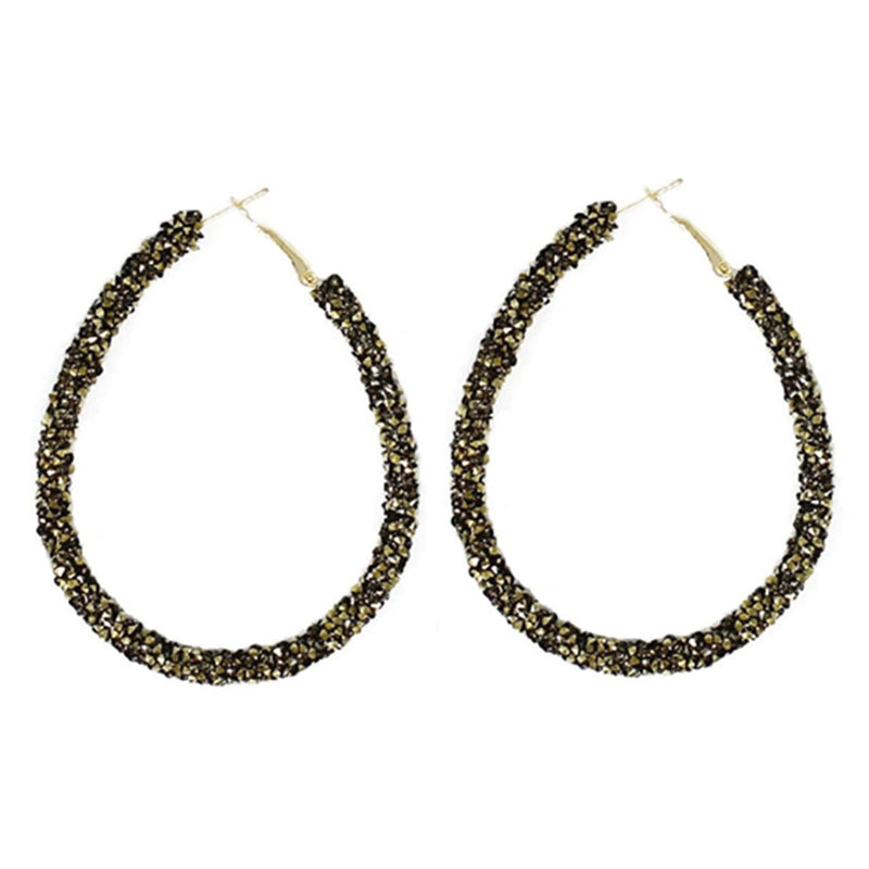 Black & Gold Demi Earrings