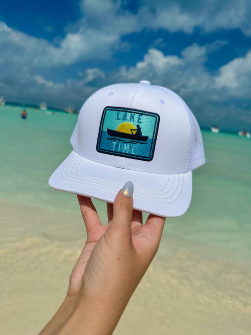 Unisex Lake Time Patch Cap