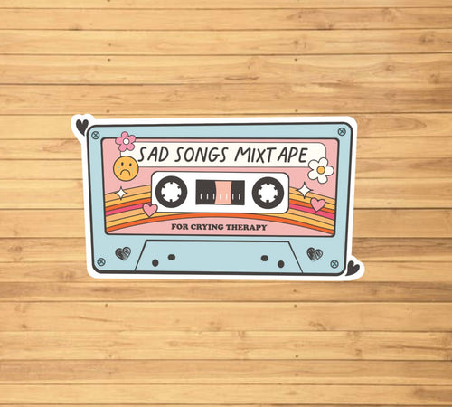 Sad Song Mixtape Sticker