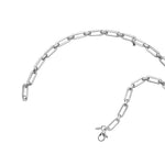 Silver Paperclip Necklace -Waterproof