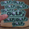 Golf Sticker 