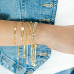 Link Pulley Gold  Bracelet