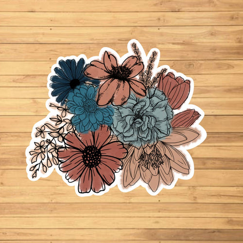 Floral Sticker