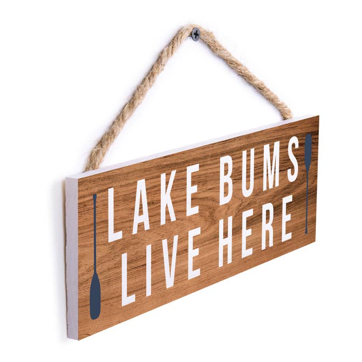 Lake Bums Sign