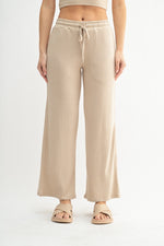 Curvy Brushed Wide Leg Lounge Pant