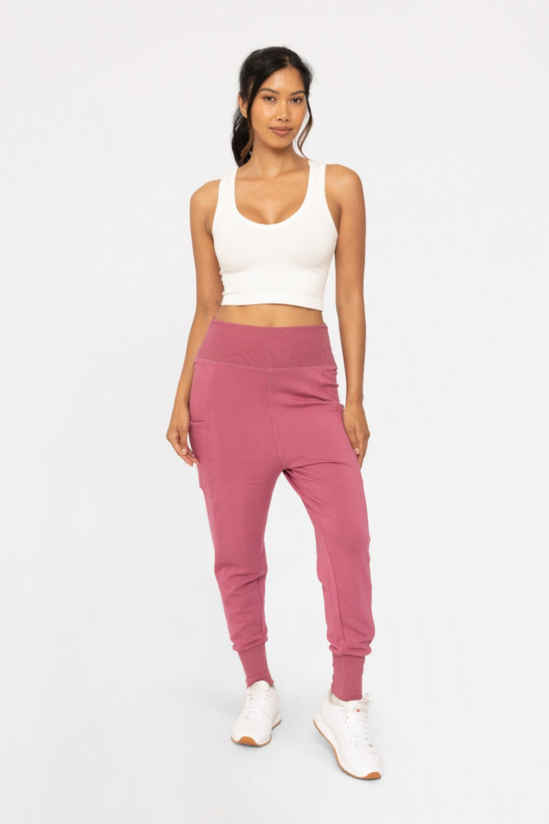 Foldover Jogger Pants