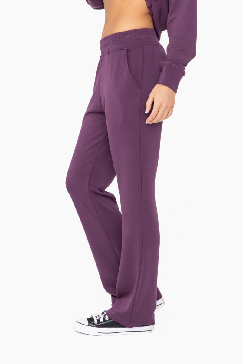 Modal Blend High-Waist Pants