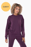 CURVY Modal Blend Crewneck Pullover