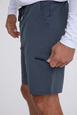 Men's Active Drawstring Shorts - Dark Slate