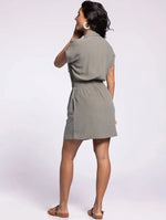 Maya Dress- Smokey Olive