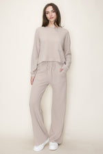 Cloudy Knit Bottoms with Pockets