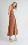 Sugarloaf Buttoned Back Midi Dress