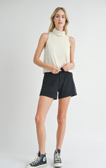 Ronan Knit Turtle Neck Tank