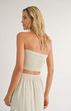 Sugarloaf Smocked Tube Top - Oatmeal