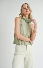 Ronan Knit Turtle Neck Tank