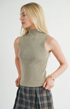 Nadia Mock Neck Sweater Tank