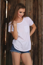 Heather Pocket Tee