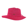 Knit Sequin Adorned C.C Panama Hat