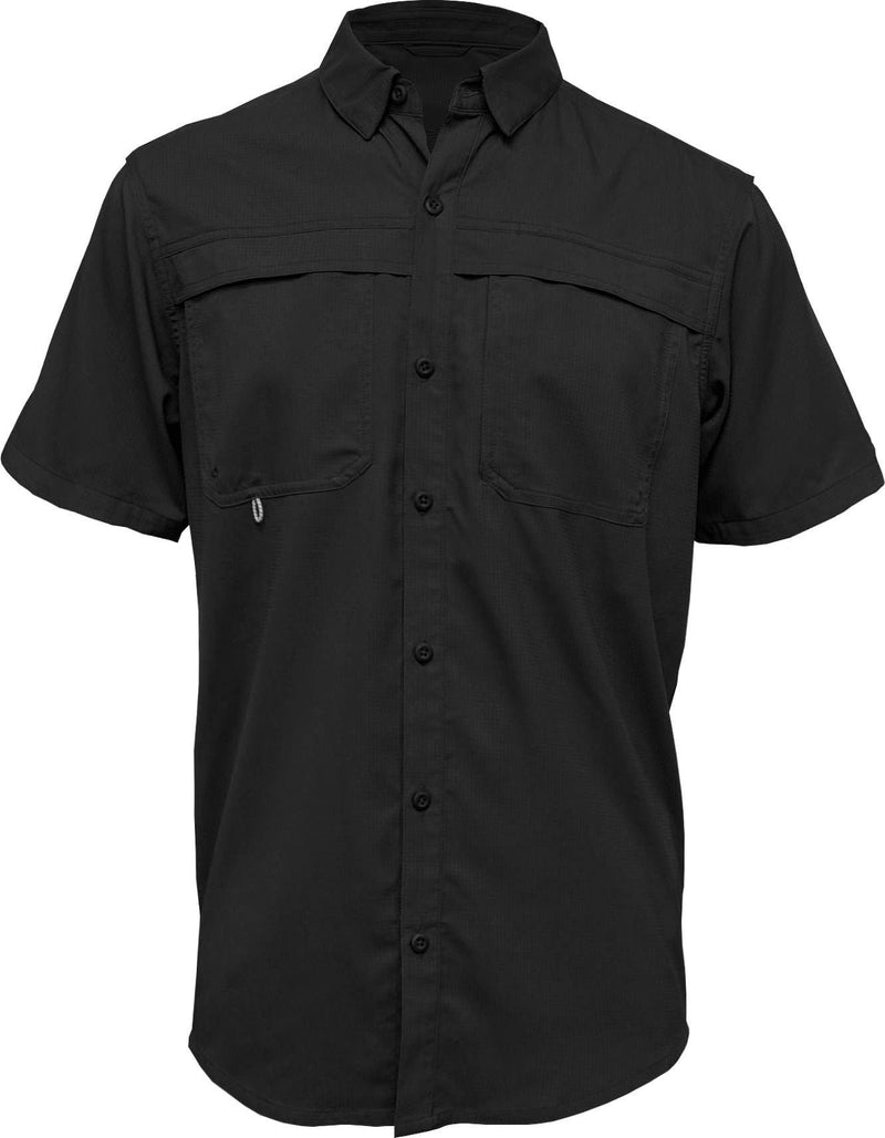 Men's SoWal Short Sleeve Fishing Shirt: Octopus Ink