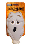 FeastHead Dog Squeaker Toy  -Turkey