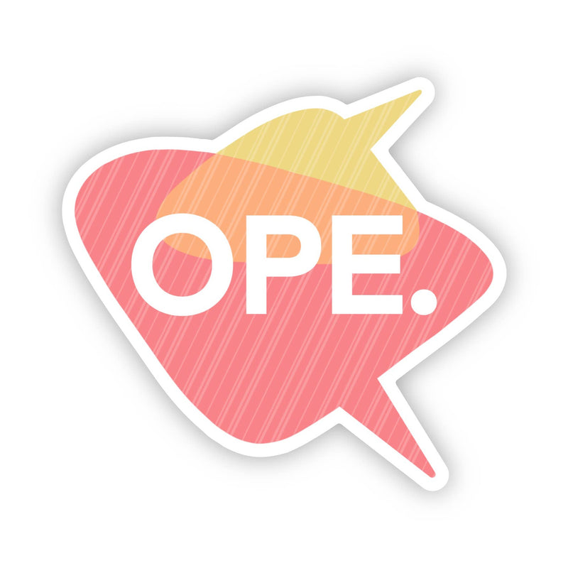 Ope! Minnesota Sticker | North Dakota | Wisconsin Sticker