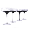 Hotel Collection Smoke Stem Coupe Glasses