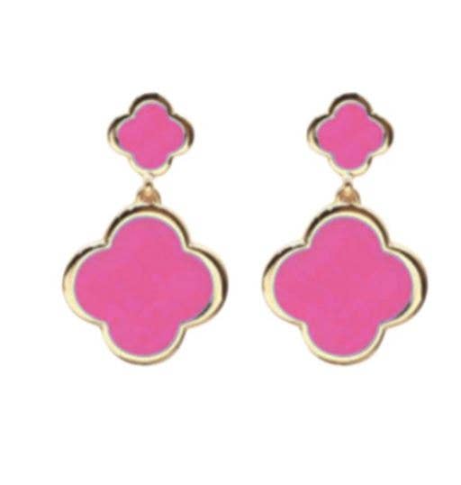 Hot Pink Brook Earrings