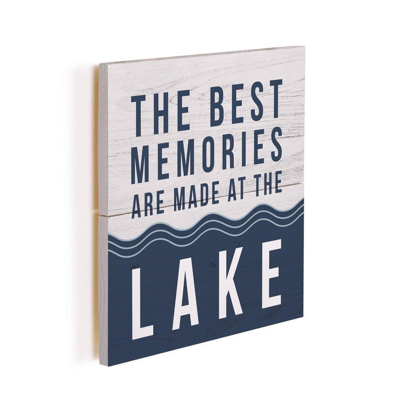 The best memories are made at the lake / 7x7 Wall Decor